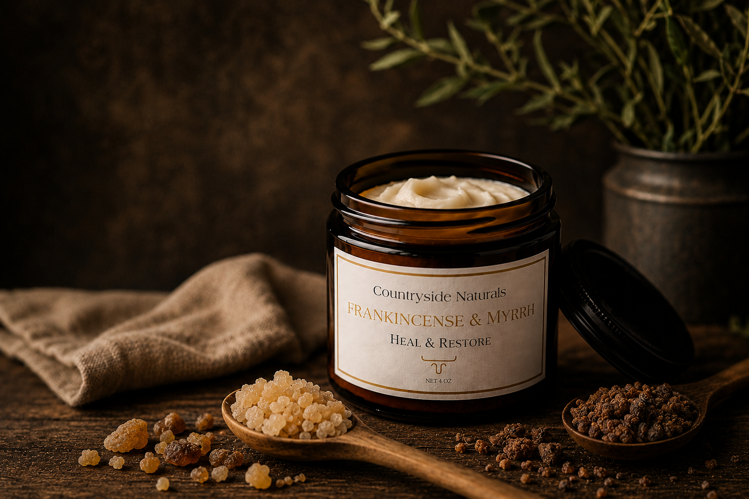Frankincense & Myrrh Tallow Face Balm