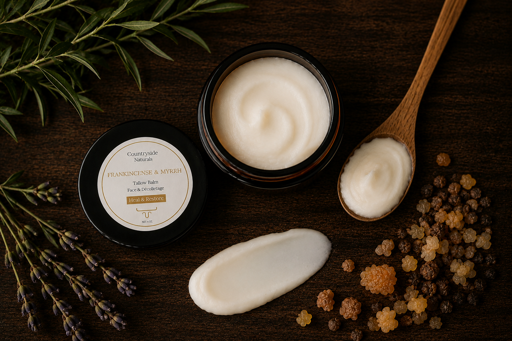 Frankincense & Myrrh Tallow Face Balm